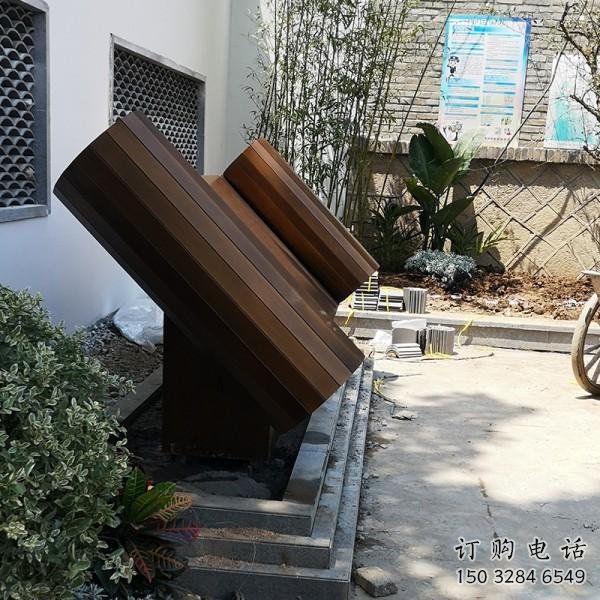 書簡雕塑制造商，酒店擺件，不銹鋼書簡雕塑定制