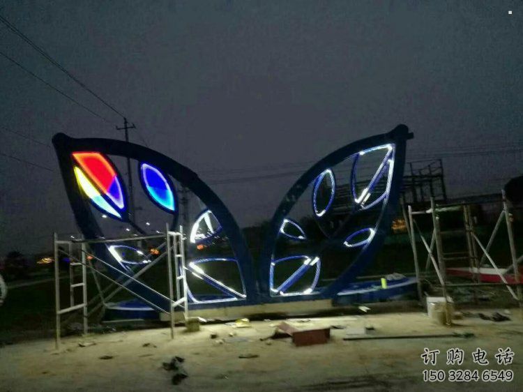 燈光樹葉雕塑廠家，中式工藝，燈光樹葉雕塑精選