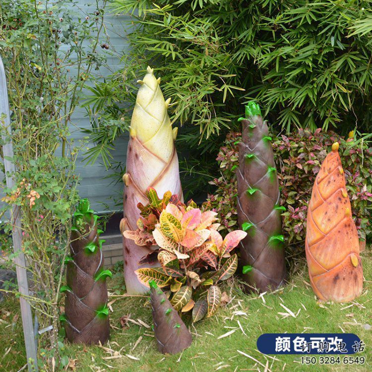 竹筍雕塑供需，小區(qū)雕塑，不銹鋼竹筍雕塑制造廠(chǎng)家