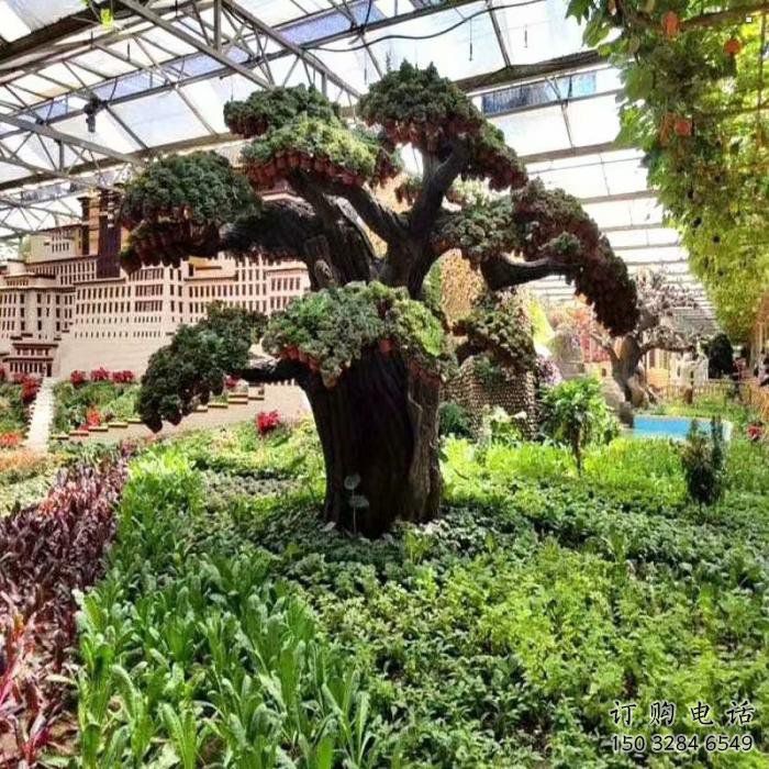 仿真樹雕塑選定，植物雕塑，玻璃鋼仿真樹雕塑常用