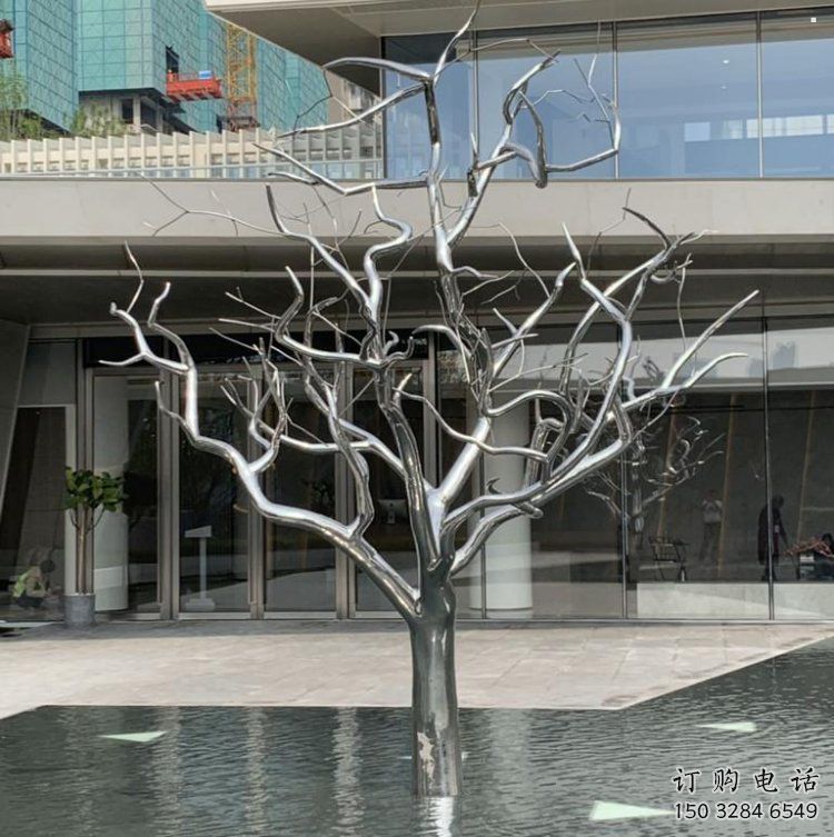 樹干雕塑供給，歐式風(fēng)格，不銹鋼樹干雕塑廠家