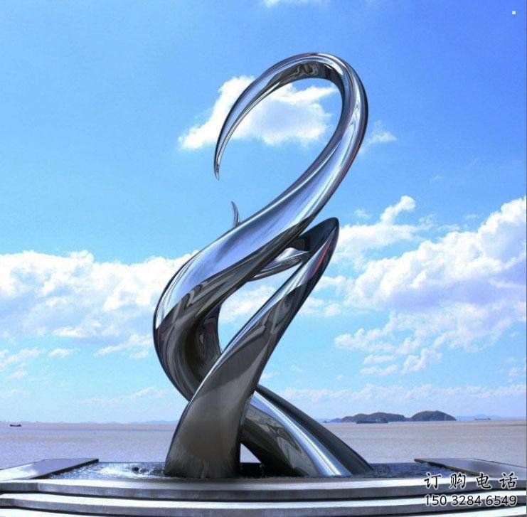 樹芽雕塑精選，廣場(chǎng)系列，不銹鋼樹芽雕塑制作
