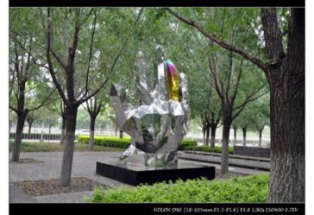 手掌雕塑訂做，景區(qū)案例，藝術(shù)不銹鋼手掌雕塑定制