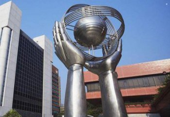 雙手雕塑專供，鍛造工藝，不銹鋼雙手雕塑廠家