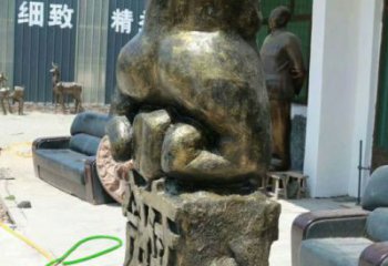 握拳雕塑制造，中式工藝，玻璃鋼仿銅握拳雕塑廠家