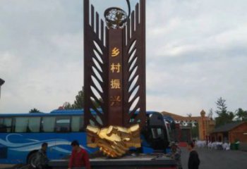 握手雕塑訂做，地標(biāo)建筑，不銹鋼握手雕塑廠家提供