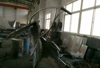 楓葉雕塑優(yōu)選，陸地?cái)[件，藝術(shù)不銹鋼楓葉雕塑供應(yīng)