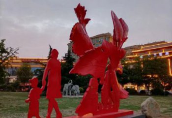 景觀楓葉雕塑廠家，烤漆工藝，烤漆楓葉雕塑承接