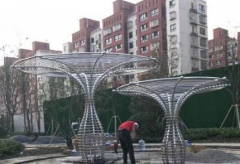 遮陽(yáng)樹(shù)雕塑制作，城市裝飾，鏤空遮陽(yáng)樹(shù)雕塑廠
