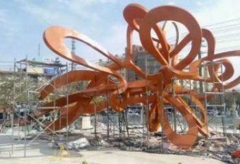 鏤空樹雕塑定做，城區(qū)小品，烤漆鏤空樹雕塑廠家