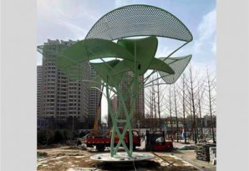 鏤空樹雕塑提供，美陳雕塑，烤漆鏤空樹雕塑承接