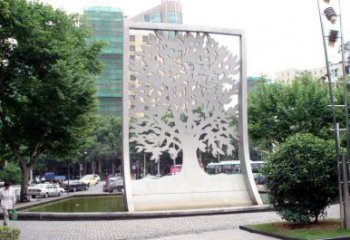 鏤空樹雕塑常用，景觀概念，鏤空剪紙樹雕塑生產(chǎn)廠家