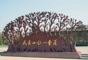 鏤空樹雕塑訂做，城市雕塑，鏤空剪紙樹雕塑精品