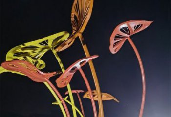 芭蕉葉雕塑精選，歐式風(fēng)格，不銹鋼芭蕉葉雕塑指用