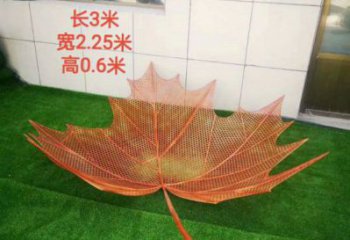鏤空樹葉雕塑選用，酒店擺件，鐵藝樹葉雕塑工廠精選