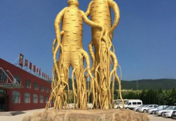 大型人參雕塑標(biāo)準(zhǔn)，街頭藝術(shù)，廣場人參樹雕塑通用