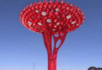 大型樹干雕塑公司，花園小品，不銹鋼樹干雕塑常用