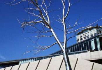 樹干雕塑定做，公園小品，不銹鋼樹干雕塑點擊