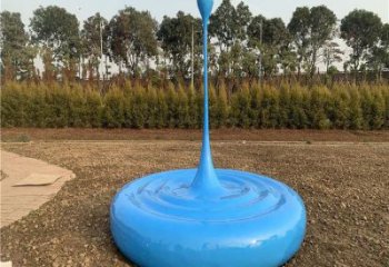 水滴雕塑工廠標準，多彩藝術，景觀烤漆水滴雕塑供應