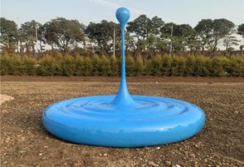 水滴雕塑制造，街景小品，景觀烤漆水滴雕塑優(yōu)價