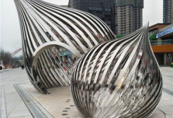 大型水滴雕塑常用，戶外擺放，鏤空水滴雕塑預(yù)定
