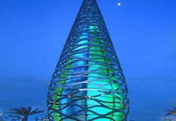 水滴雕塑訂做，城市裝飾，庭院鏤空水滴雕塑展品