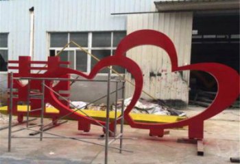 love雕塑制作專供，園林裝飾，建筑不銹鋼love雕塑廠家