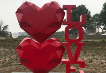 藝術(shù)love雕塑承接，景區(qū)案例，公園不銹鋼love雕塑定制