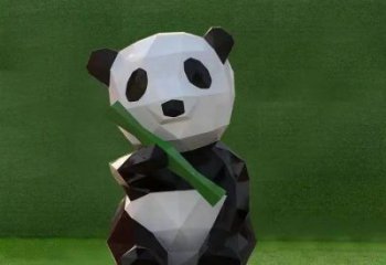 熊貓雕塑常用，動(dòng)物組合，景觀卡通熊貓雕塑廠家