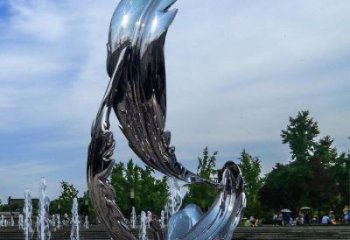 羽毛雕塑制作，園林裝飾，建筑鏡面羽毛雕塑批發(fā)