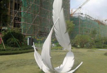 羽毛雕塑工廠標(biāo)準(zhǔn)，多彩藝術(shù)，景觀烤漆羽毛雕塑供應(yīng)