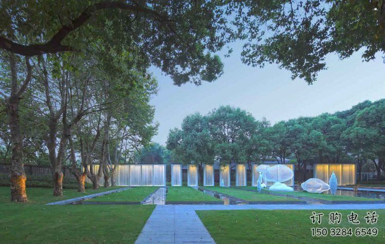 云朵景觀雕塑廠家，鏤空工藝制作，鏤空云朵雕塑廠