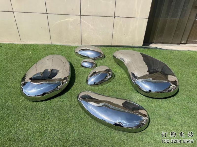 售樓部景觀雕塑，噴砂景觀石雕塑，烤漆題材