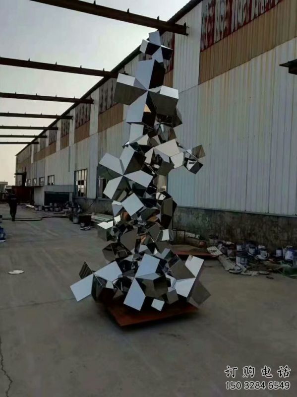 庭院景觀石雕塑，鍍金歐式雕塑，網格形式