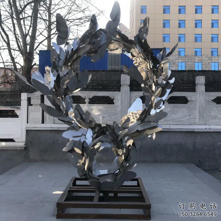景觀花環(huán)雕塑 景觀花環(huán)雕塑
