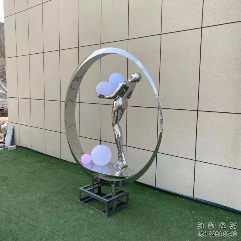金屬仙子雕塑批發(fā)，街頭藝術(shù)，廣場圓環(huán)仙子雕塑展品