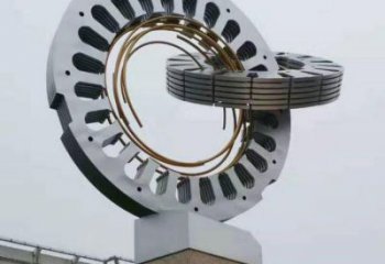 雙環(huán)雕塑展品，景觀概念，鏤空不銹鋼雙環(huán)雕塑優(yōu)選