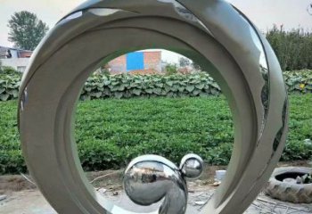 圓環(huán)雕塑優(yōu)選，室外雕塑，不銹鋼圓環(huán)雕塑優(yōu)選