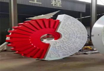 圓環(huán)雕塑制作選用，景區(qū)案例，美陳景觀制造商