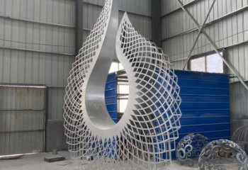 小圓環(huán)雕塑訂做，校園雕塑，鏤空圓環(huán)雕塑廠家