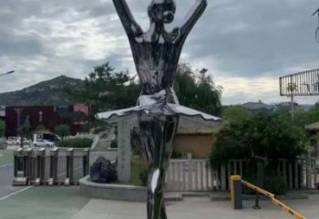 舞者雕塑定做，廣場雕塑，室外圓環(huán)舞者雕塑提供