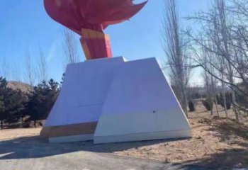 火炬雕塑服務(wù)商，景觀雕塑，不銹鋼火炬雕塑選定