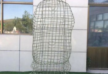 鏤空孔子雕塑訂做，景區(qū)雕塑，鐵藝古代人物雕塑定價(jià)
