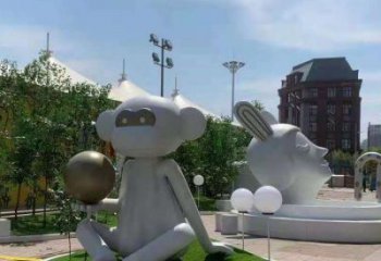 白鋼人頭像雕塑提供，露天雕塑，鏡面人頭像雕塑承接