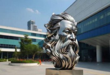白鋼西方人雕塑提供，歐式藝術(shù)，中式鏡面人頭像雕塑通用