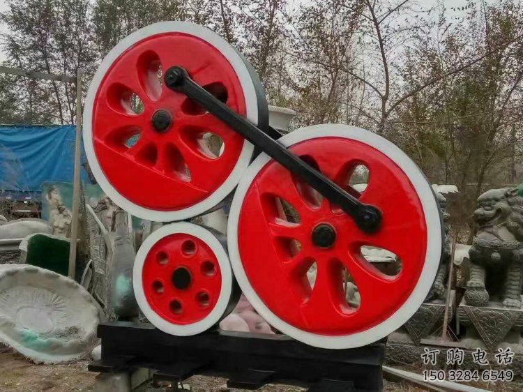 車輪雕塑選定，美陳雕塑，現(xiàn)代藝術(shù)車輪雕塑優(yōu)選