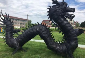輪胎龍雕塑優(yōu)選，陸地?cái)[件，園林輪胎龍雕塑供應(yīng)