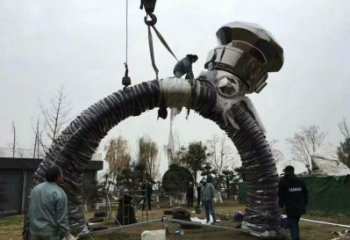 戒指環(huán)雕塑精選，美陳雕塑，鍛鋼戒指環(huán)雕塑通用