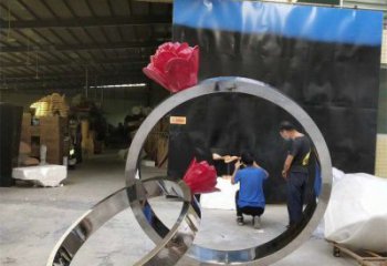 鉆戒雕塑通用，花園小品，廣場(chǎng)景觀鉆戒雕塑優(yōu)價(jià)