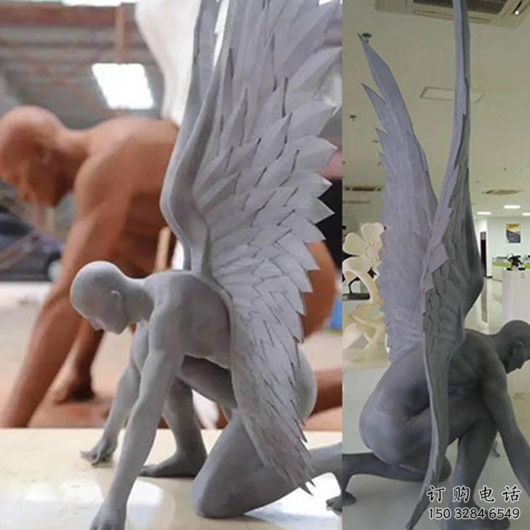 鳥翅雕塑工廠標準，多彩藝術(shù)，不銹鋼鳥翅雕塑供應